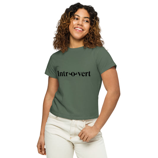 Women’s high-waisted t-shirt